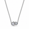 Double Heart Necklace