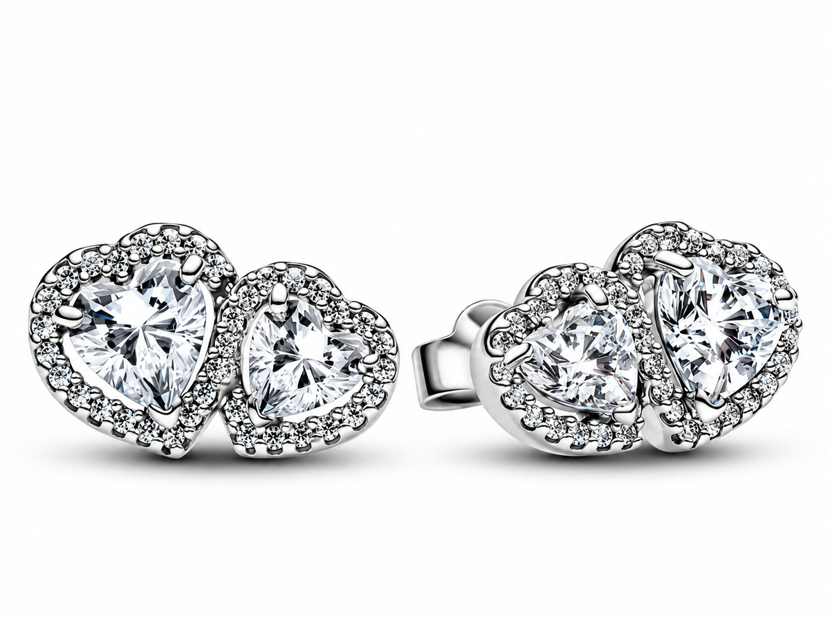 Silver Heart Earrings
