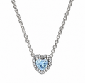 Blue Heart Necklace