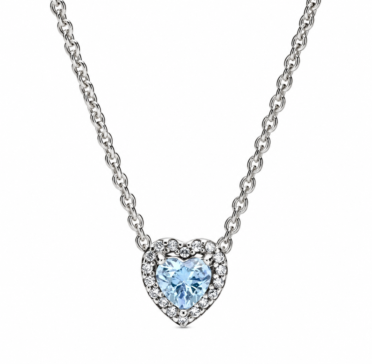 Blue Heart Necklace