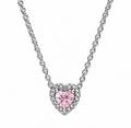 Pink Heart Necklace