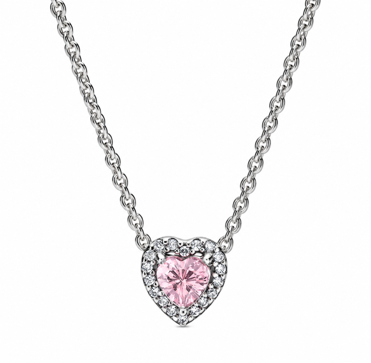 Pink Heart Necklace