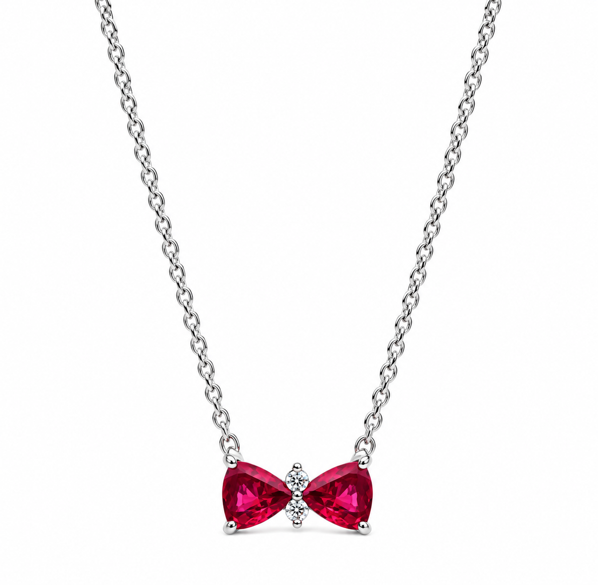 Red Bow Necklace